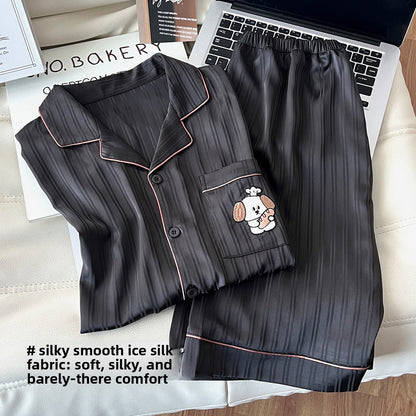 Ice Silk Pajamas for Men
