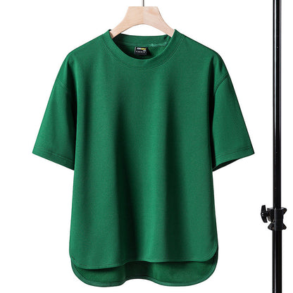 Mens Ice Silk Short Sleeve T-shirt