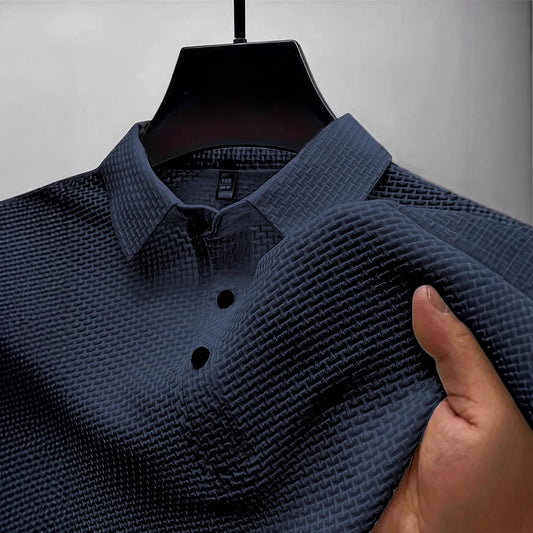 Men's Mesh Polo Shirt Short Sleeve Summer T-Shirt