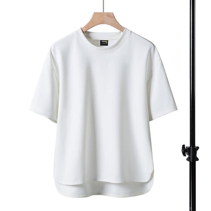Mens Ice Silk Short Sleeve T-shirt