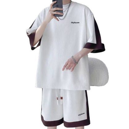 Men's Short Sleeve T-Shirt and Shorts Set
