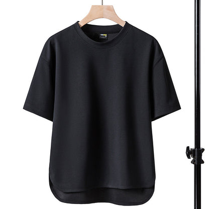 Mens Ice Silk Short Sleeve T-shirt