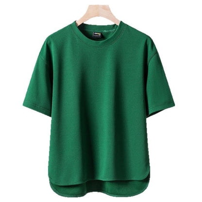 Mens Ice Silk Short Sleeve T-shirt