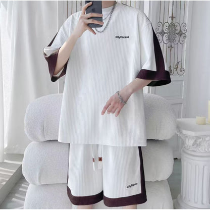 Men's Short Sleeve T-Shirt and Shorts Set