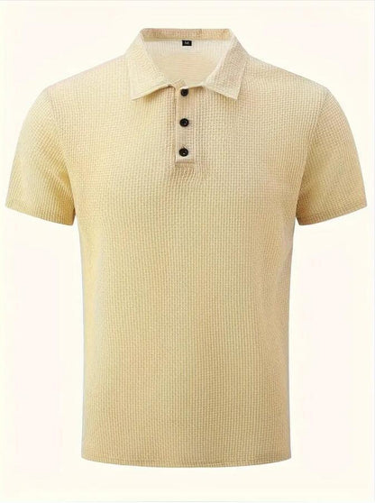 Men's Mesh Polo Shirt Short Sleeve Summer T-Shirt